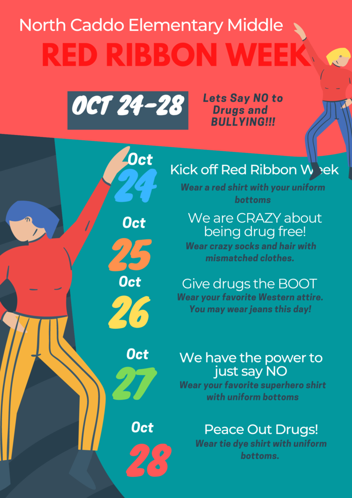 NCEMS Red Ribbon Week North Caddo Elementary/Middle