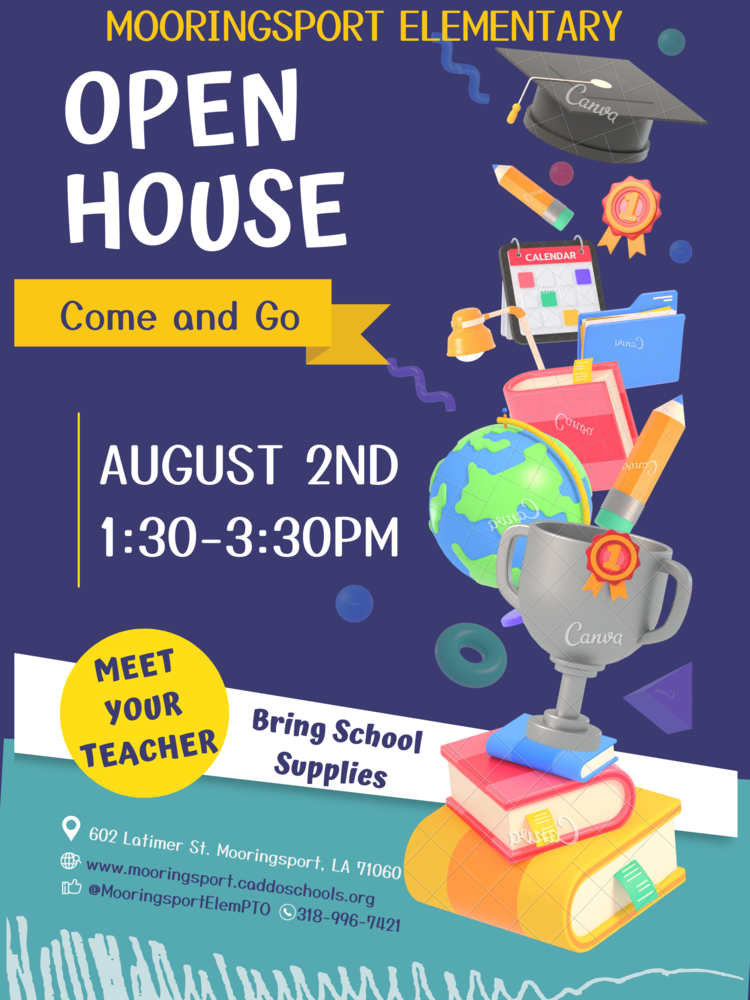 Open House Mooringsport Elementary