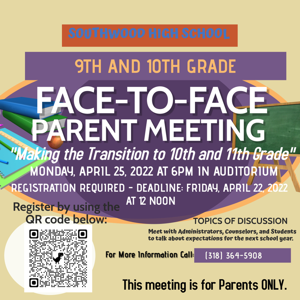 Face to Face Parent Meeting