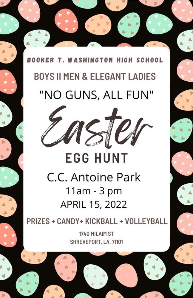 Join our Boys II Men & Elegant Ladies this Friday, April 15th from 11:00 am to 3:00 pm for their 1st annual Easter Egg Hunt. 🐣💐
