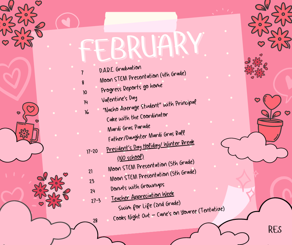 RES February 2023 Calendar