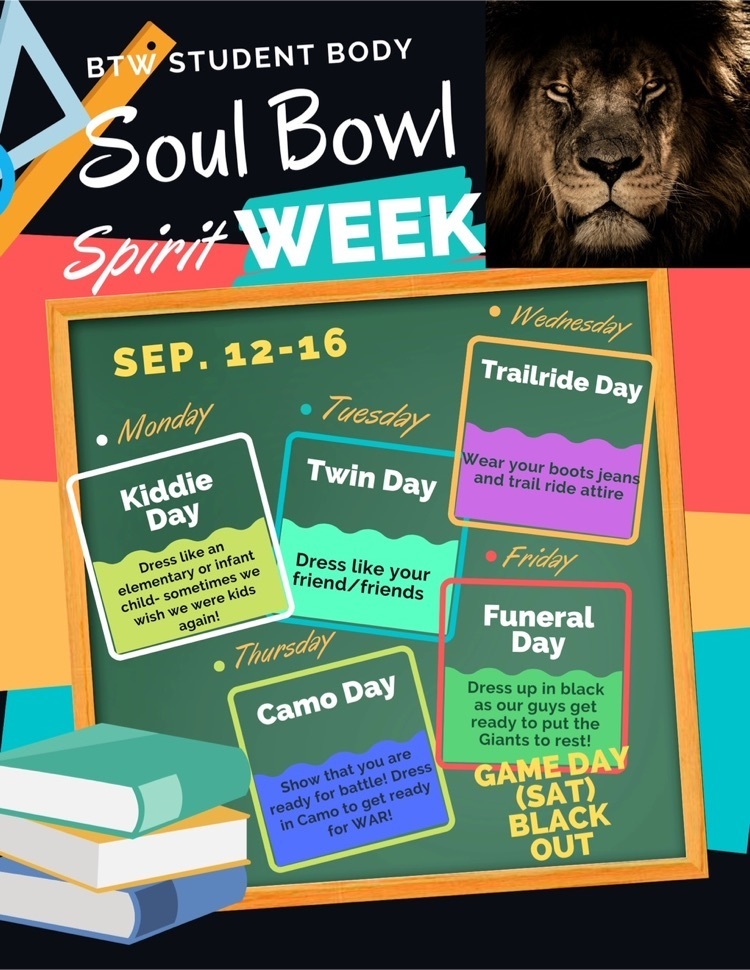 Soul Bowl Spirit Week 🐾🏈
