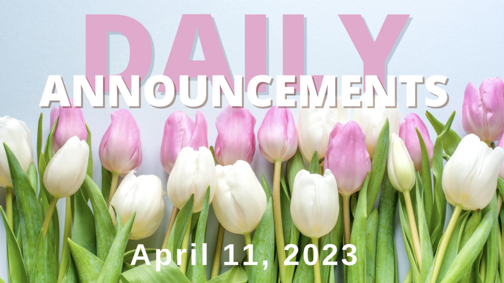 Daily Announcement Banner