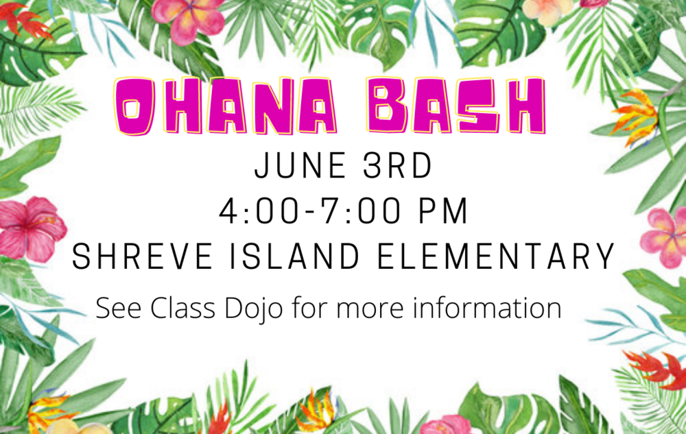 Announcement for Ohana Bash