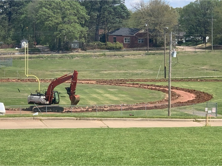 Oh nothing… just upgrading our track field. 😌