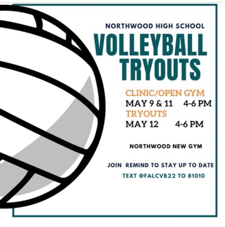 volleyball tryout information 