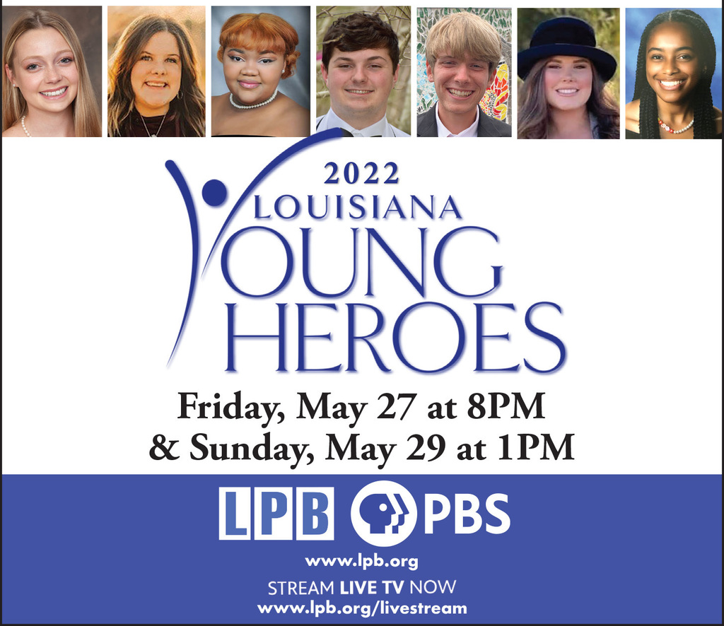 Louisiana Young Heroes airing on PBS