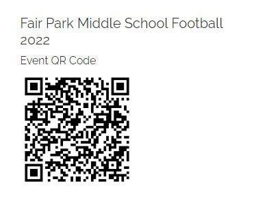 Home Football Game QR Code