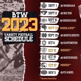 2023-2024 Football Schedule