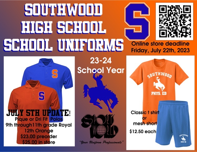 Purchase uniform shirts | Southwood High