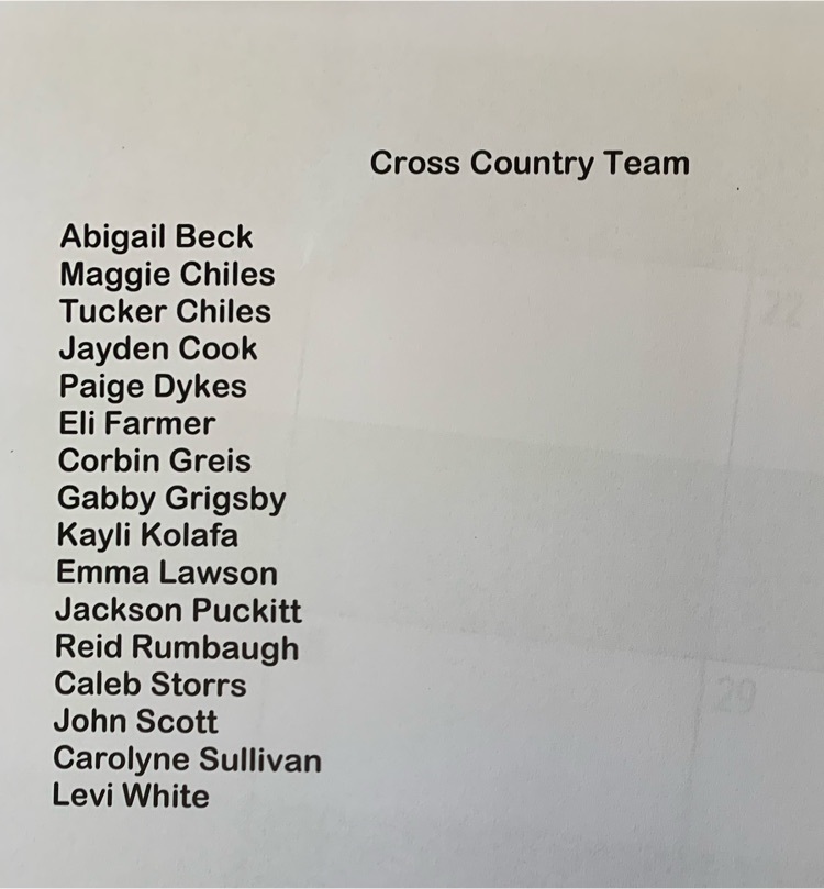 cross country 